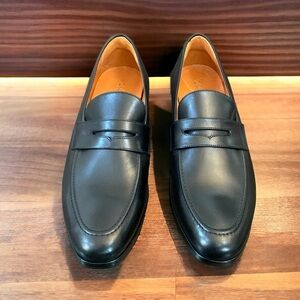 Wolf & Shepherd men’s leather penny loafers shoes size various